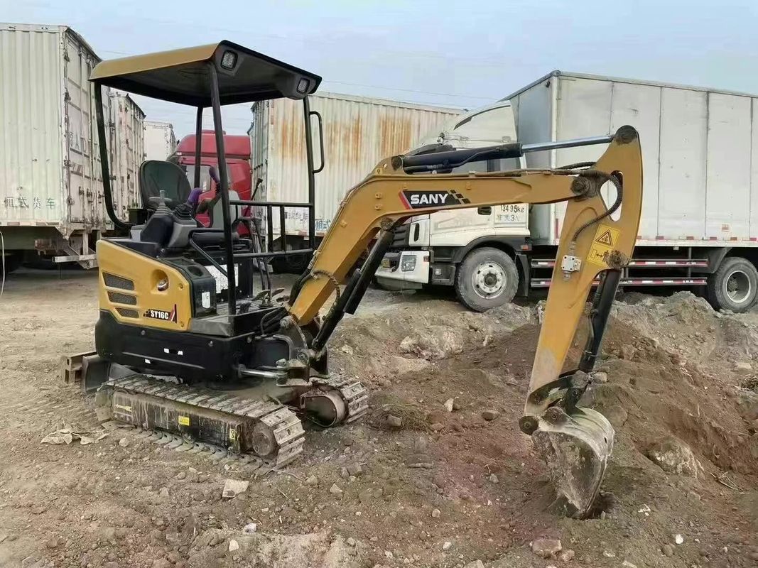 2021 SANY SY16C Compact Mini Excavator 1.6 Ton 3000 Hours CE ISO Landscaping Utility