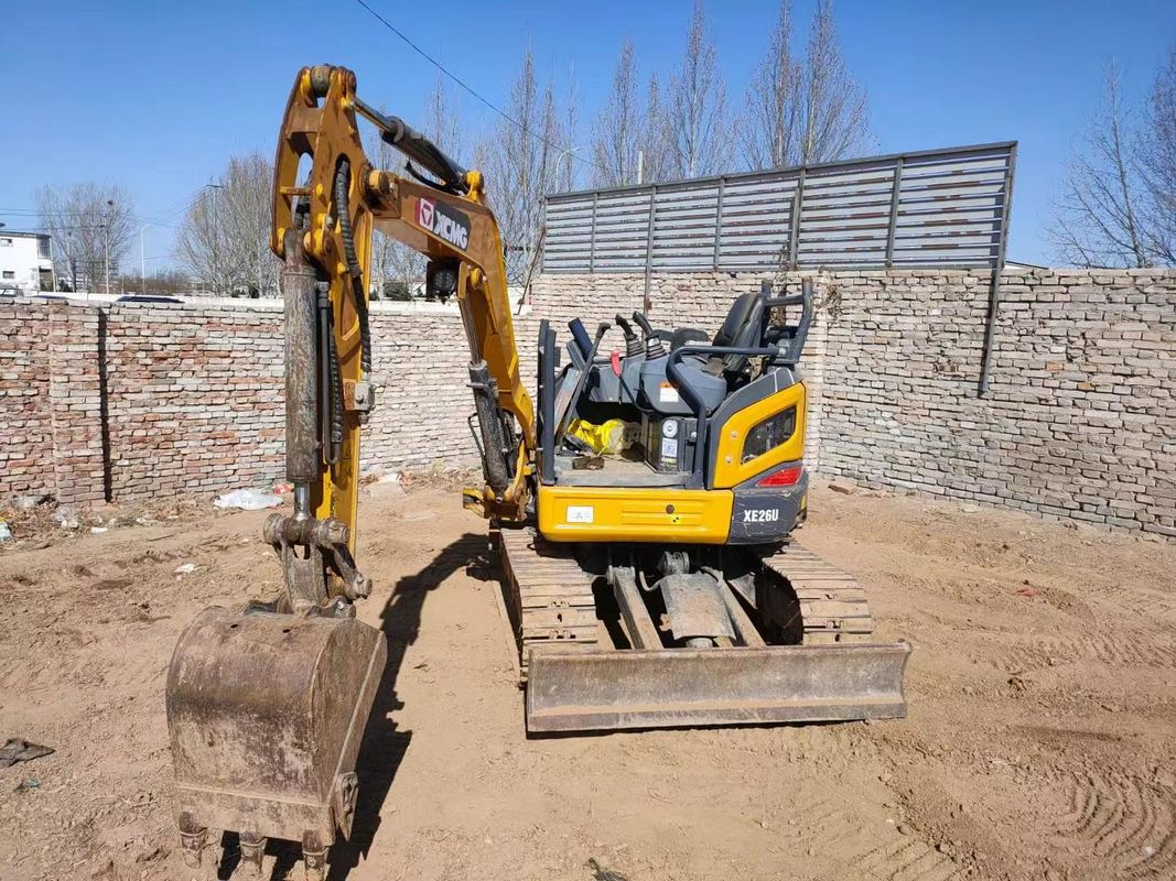 Used 2022 XCMG XE26U Mini Excavator 2.6T Well Maintained CE ISO Landscaping Utility