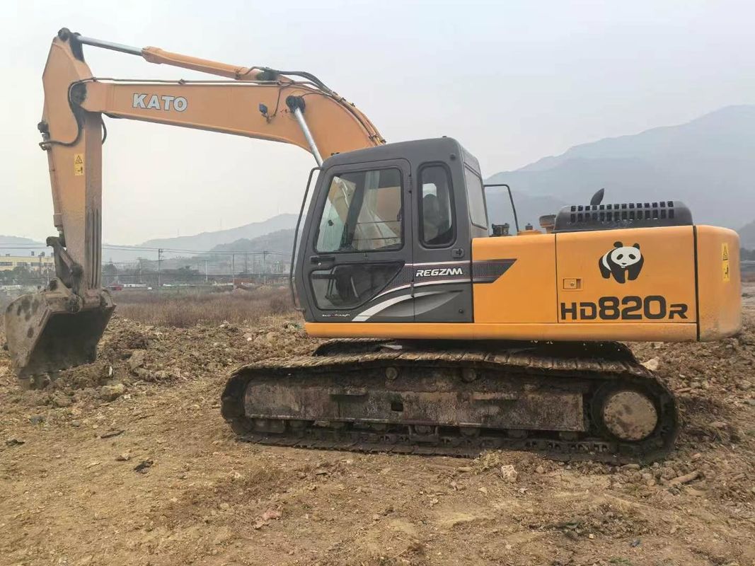 Used Kato HD820R Mini Excavator 8 Ton Capacity Full Service CE ISO Landscaping Utility