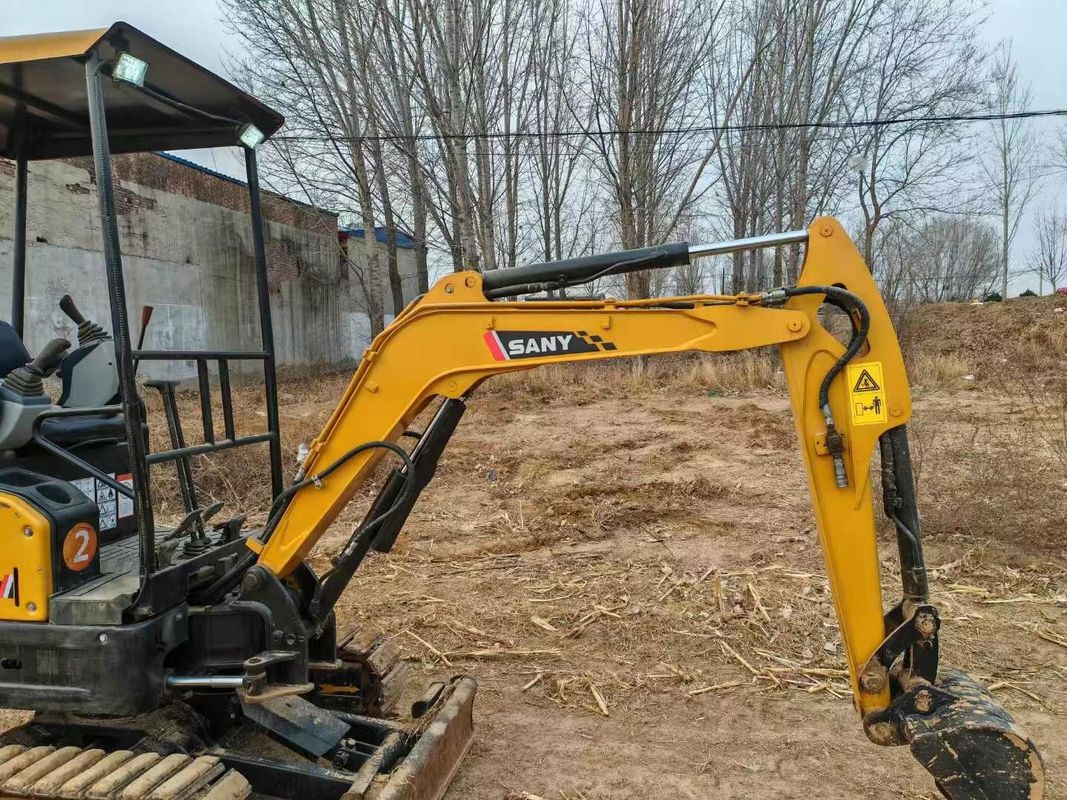 Used SANY SY16C 1.6T Mini Excavator Full Service Ideal for Landscaping and Utility Work