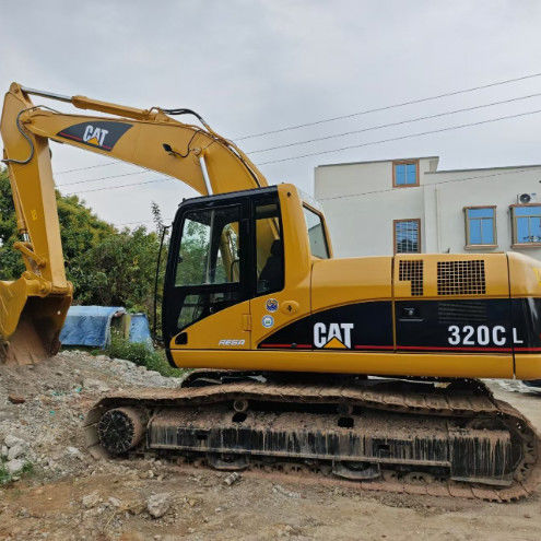 Used CAT 320C L Excavator 5-5km/h Travel Speed 6-4L Engine Displacement Performance