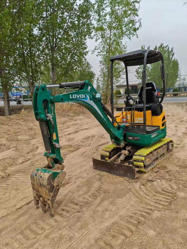 Used Lovol FR18E2-U Mini Excavator in Good Condition for Construction Projects