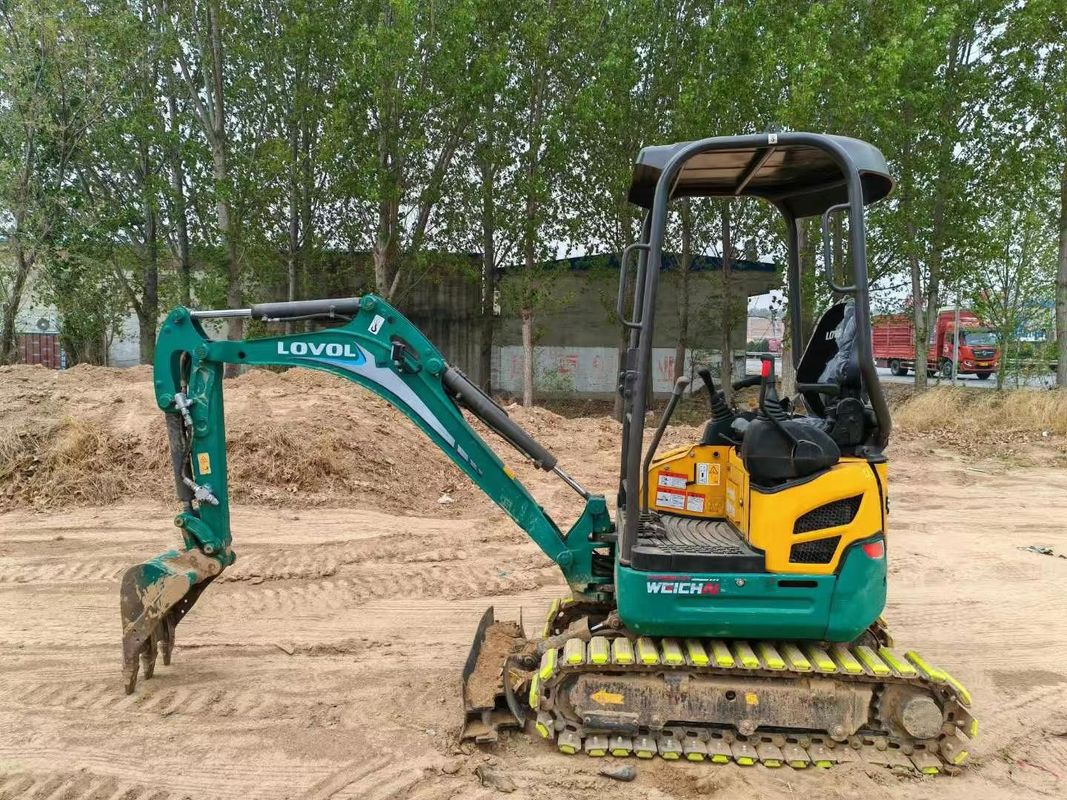 Used Lovol FR18E2-U Mini Excavator in Good Condition for Construction Projects