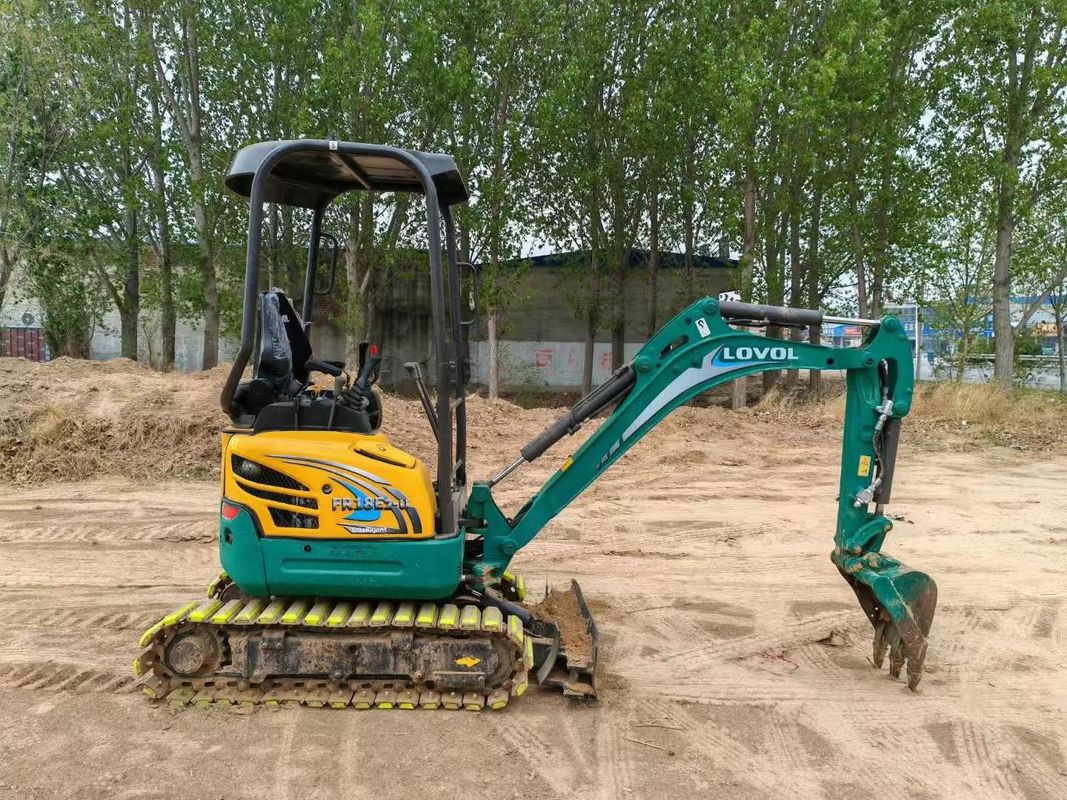 Used Lovol FR18E2-U Mini Excavator in Good Condition for Construction Projects