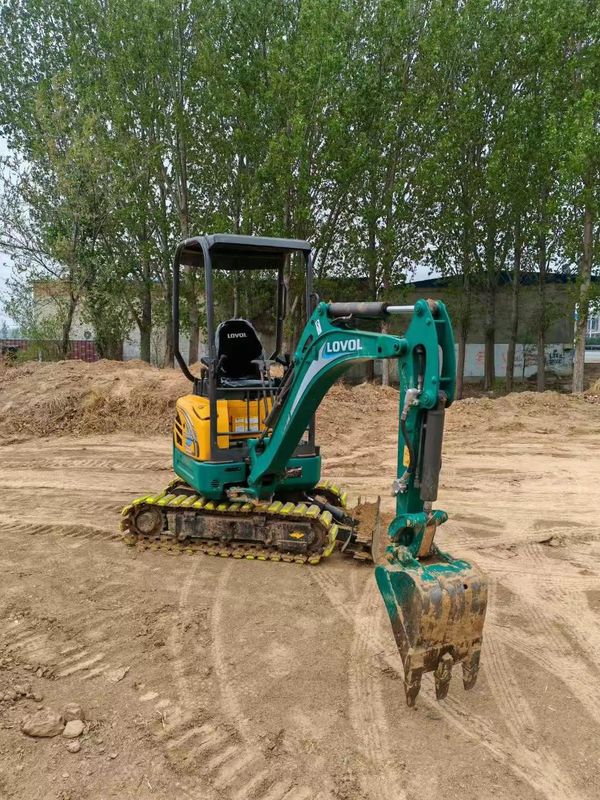 Used Lovol FR18E2-U Mini Excavator in Good Condition for Construction Projects
