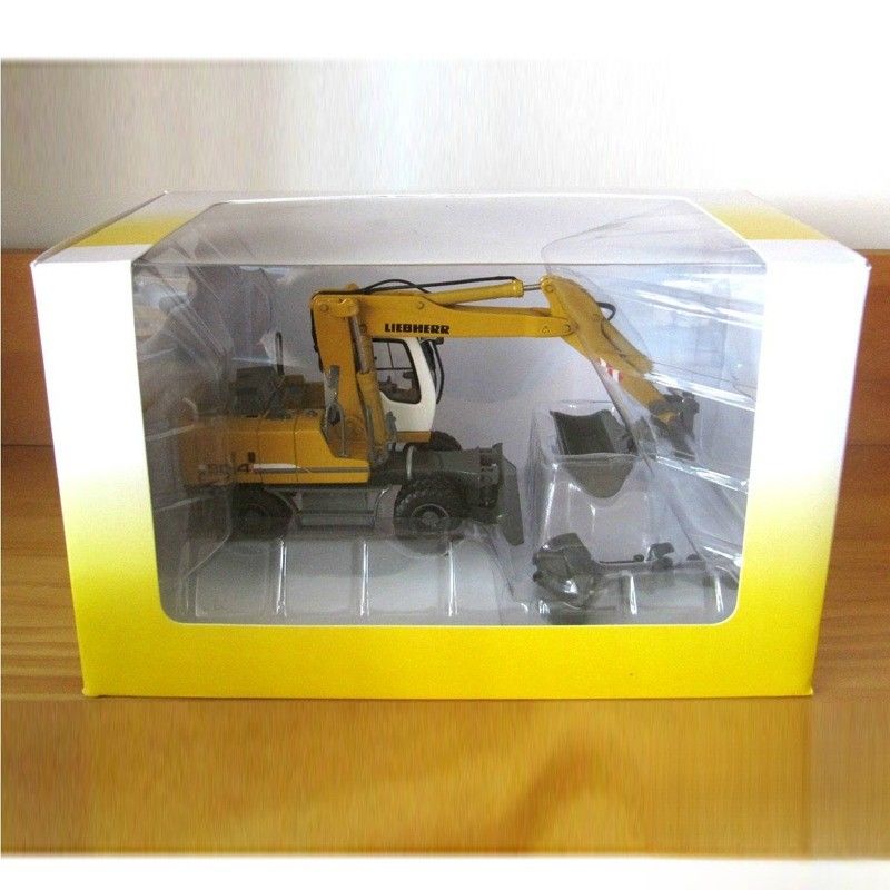 1/50 Liebherr A904C Wheeled Excavator Model Die Cast Metal Collectible With Grab Bucket 58004