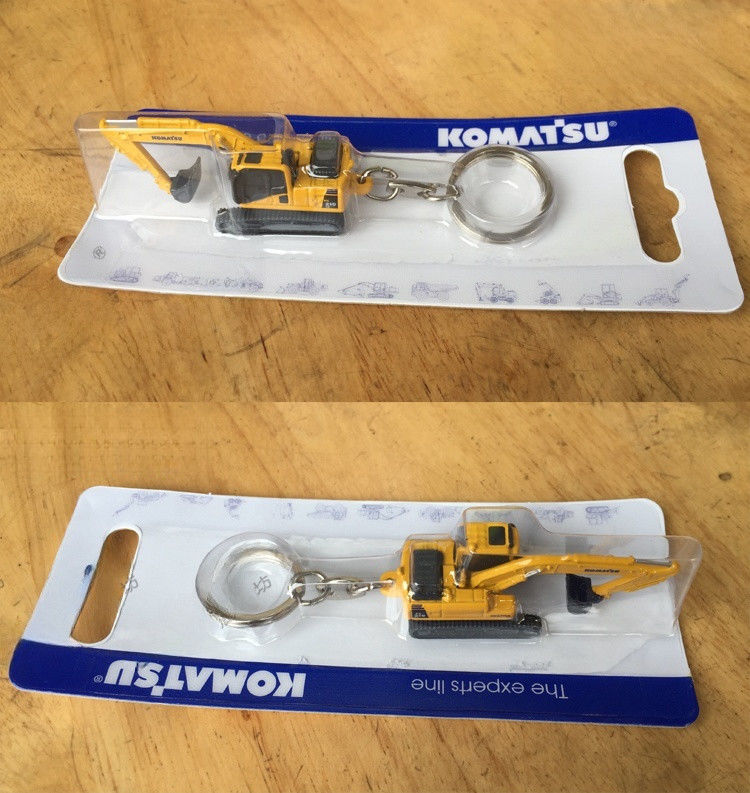 Authentic Excavator Keychain Dual Function Collector Gift 2.8cm Realistic Design