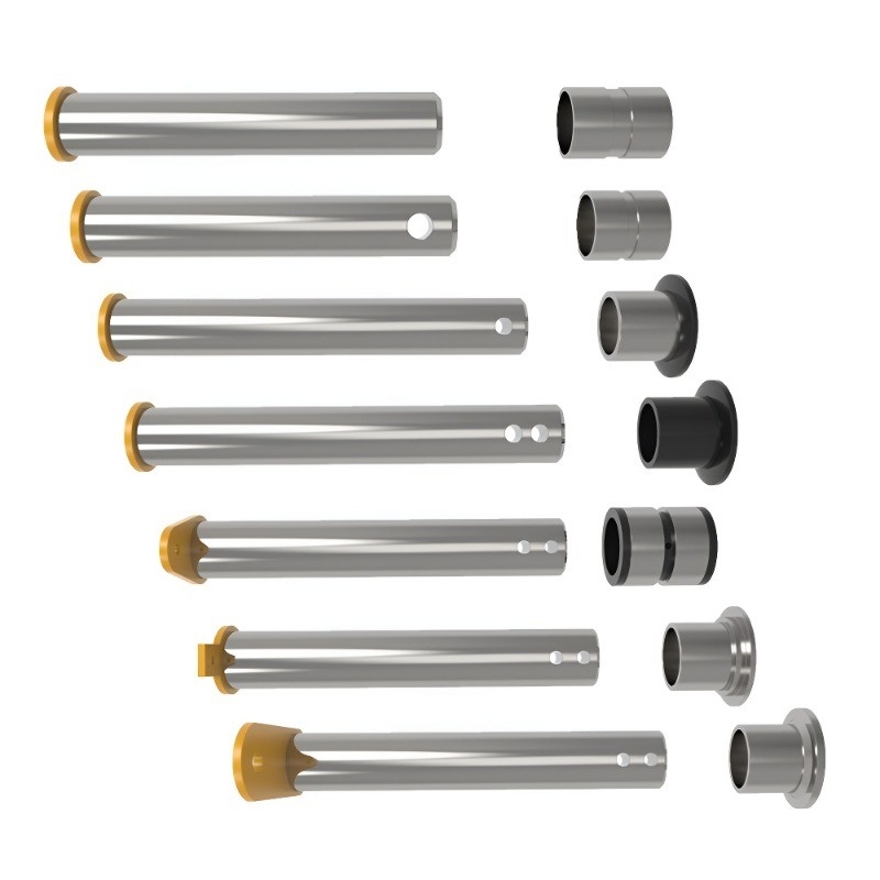 Heavy Equipment Track Pin Bushes 45mm Excavator Loader Alloy Steel Bucket Pins Pc120 Pc200 Ex200