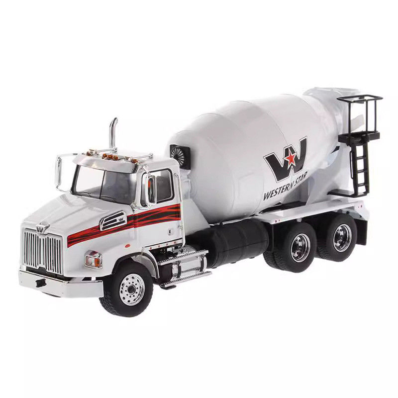 DM Western Star Mixer Truck 1/50 Diecast Cement Transport Model Vehicle Collectible