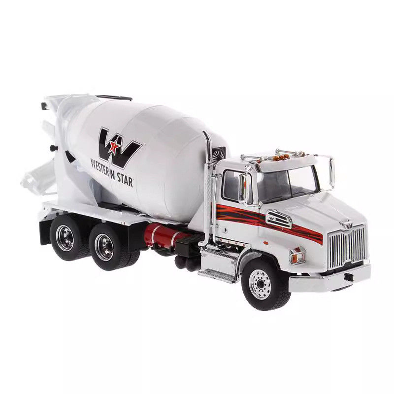 DM Western Star Mixer Truck 1/50 Diecast Cement Transport Model Vehicle Collectible