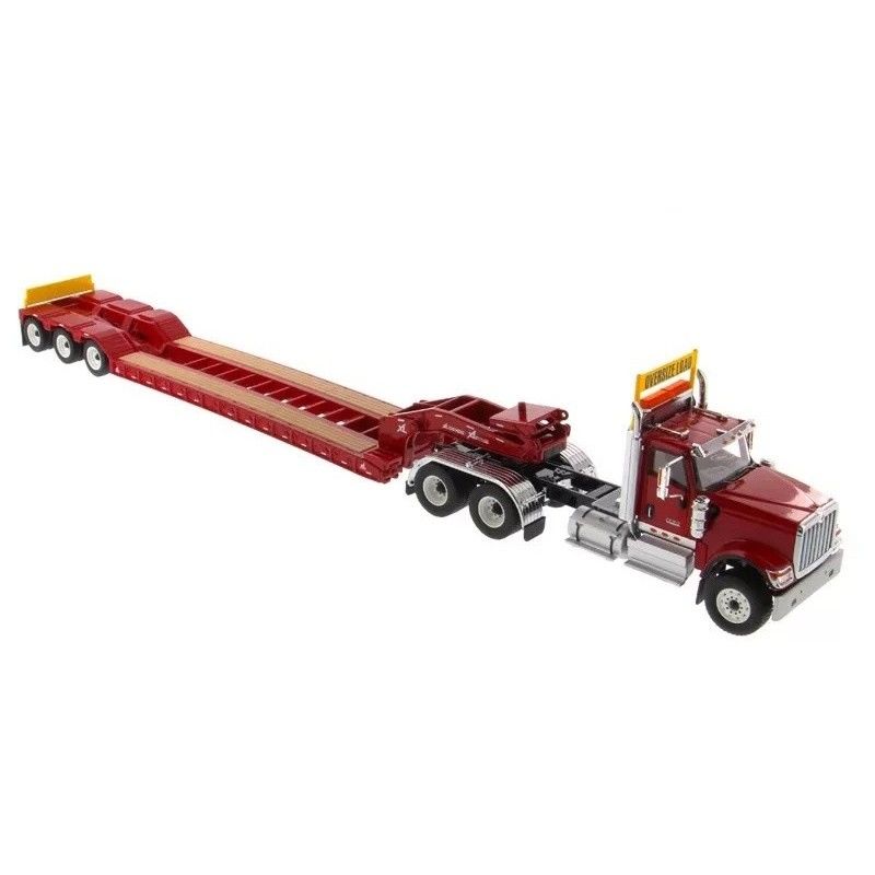 Diecast Masters International Flatbed Truck DM TRAILER Alloy Container Head Model 71016 1:50 Scale