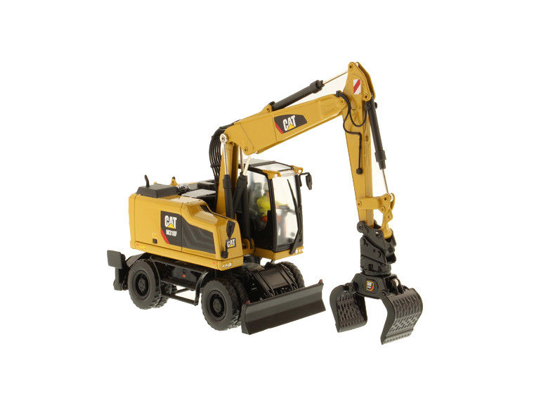 Diecast Masters DM M318F Wheeled Excavator Model 1/50 Scale Construction Vehicle 85508