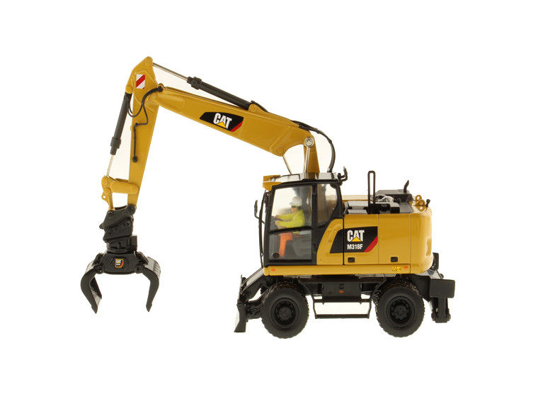 Diecast Masters DM M318F Wheeled Excavator Model 1/50 Scale Construction Vehicle 85508