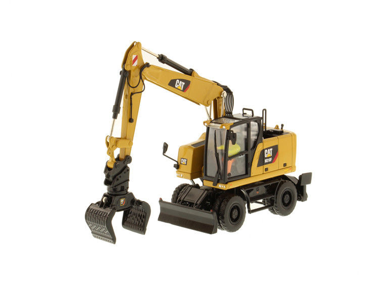 Diecast Masters DM M318F Wheeled Excavator Model 1/50 Scale Construction Vehicle 85508