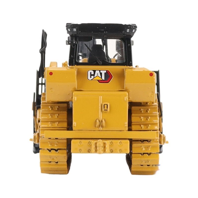Heavy Duty D8 Dozer Bulldozer with Scraper Attachment 1:50 Scale Diecast Alloy Model 85758