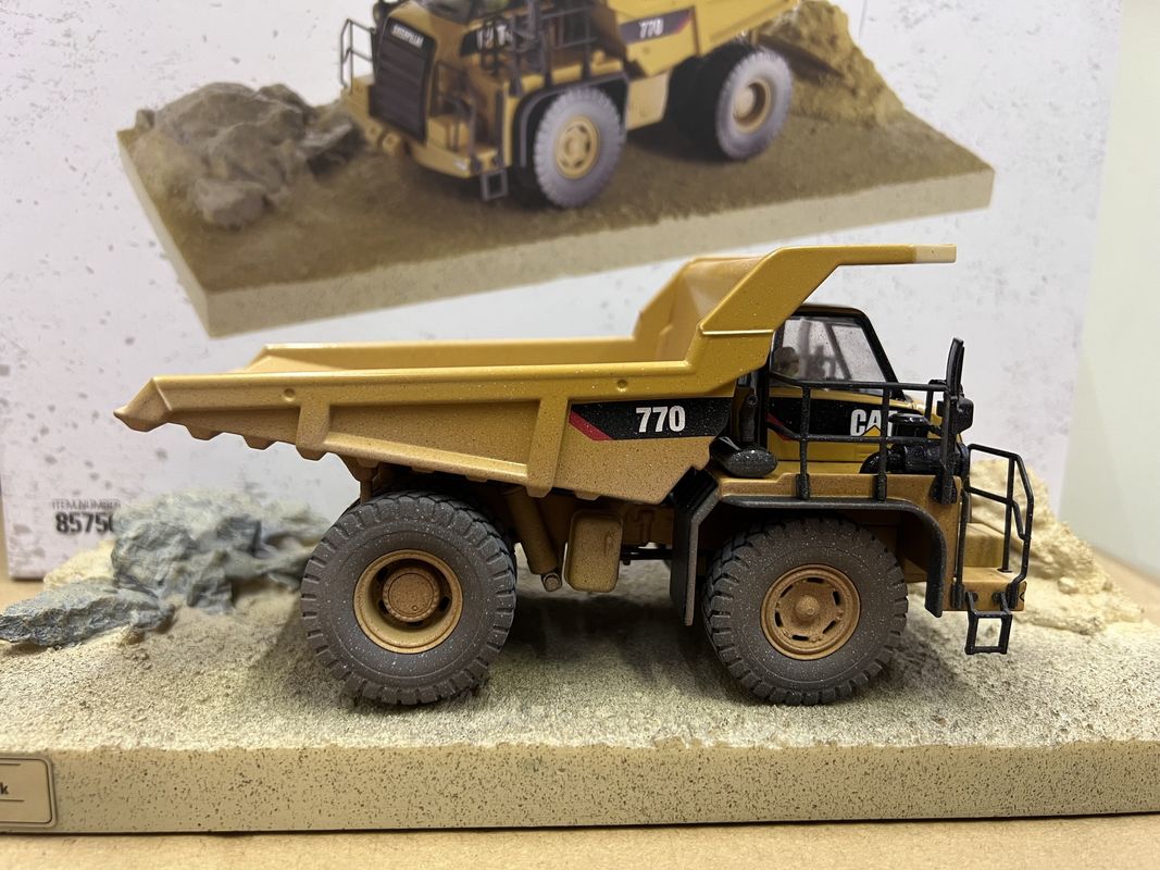 DM 1/50 Scale Heavy Duty Off-Highway Dump Truck Muddy Special Edition Diecast Model 85756