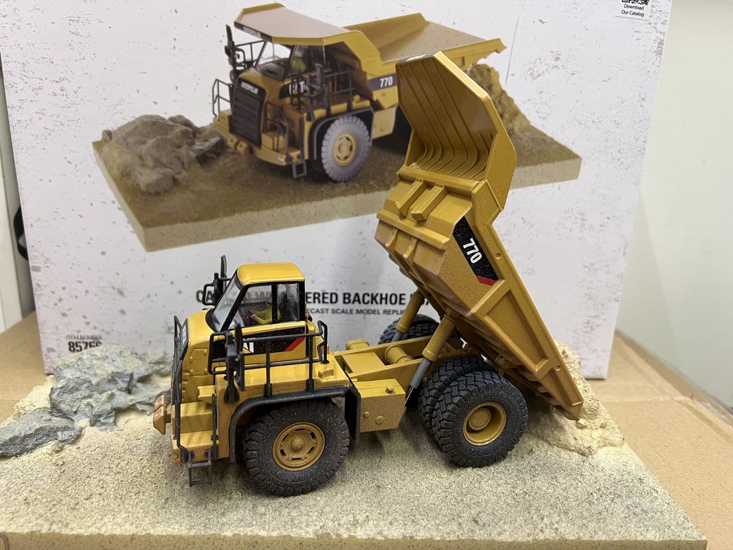 DM 1/50 Scale Heavy Duty Off-Highway Dump Truck Muddy Special Edition Diecast Model 85756