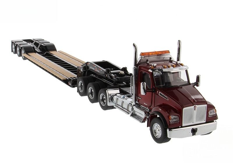 Kenworth T880S American Kenworth Automated Tow Truck 1/50 Transport Model DM71061 with Booster