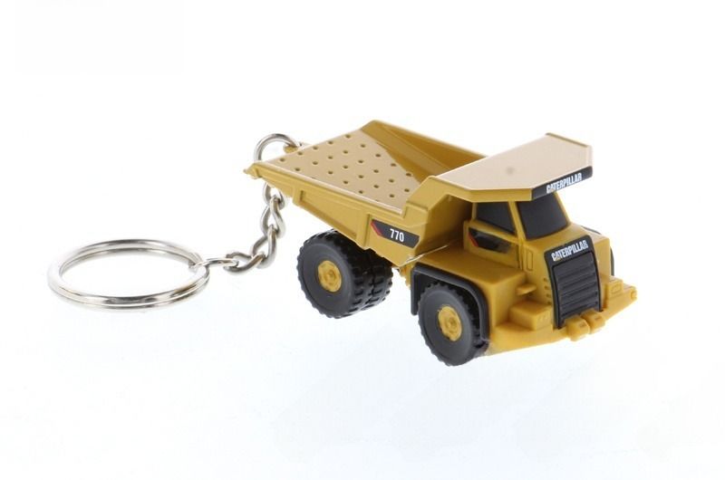 DM Heavy Duty Hauler Key Ring Engineering Vehicle Alloy Model 85985 Miniature Dump Truck Keychain