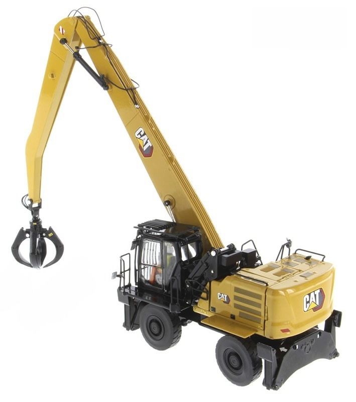 DM MH3040 Material Handler Alloy Excavator Engineering Vehicle Model 1/50 Diecast 85958