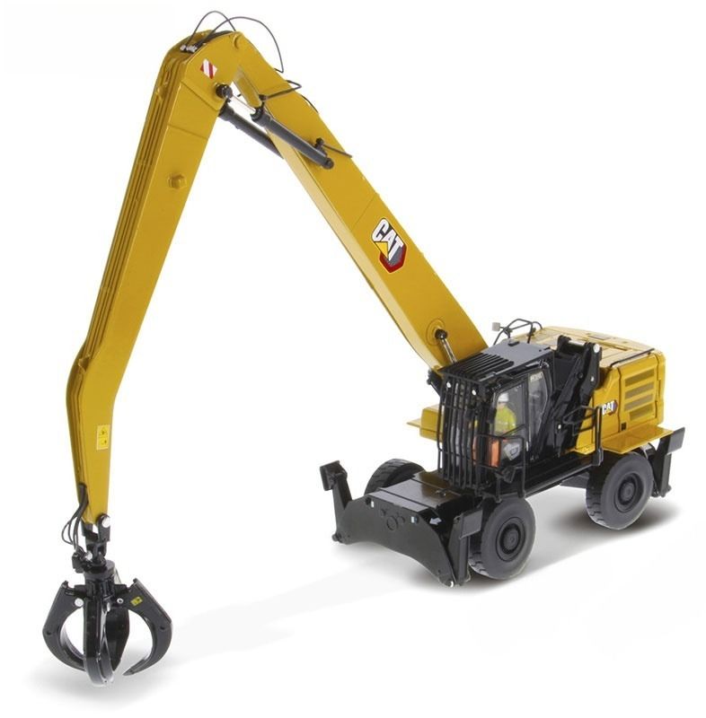 DM MH3040 Material Handler Alloy Excavator Engineering Vehicle Model 1/50 Diecast 85958