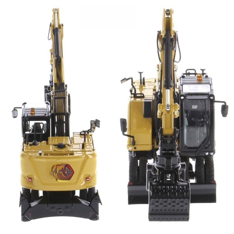 1/50 Scale Diecast Masters M318 Wheeled Excavator DM Construction Alloy Digger Model 85956