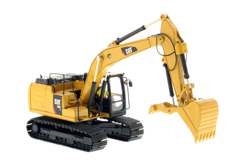 DM Engineering Vehicle 1:50 Scale CAT 323F L Diecast Excavator Model 85924C Toy Gift