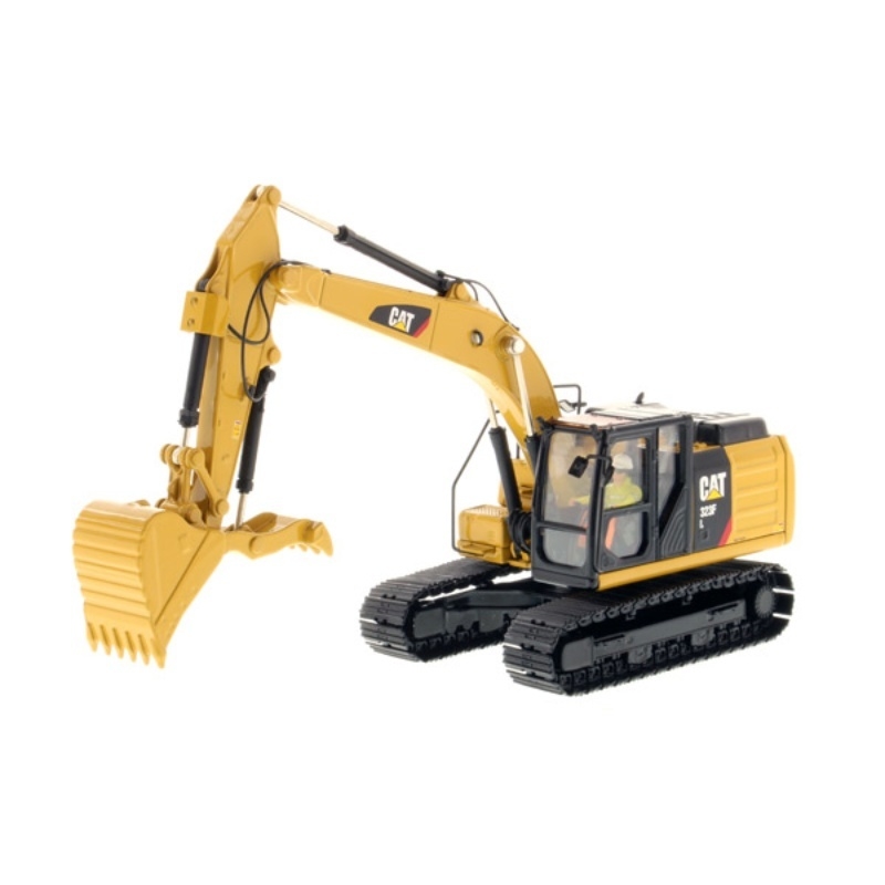 1:64 DM CAT 320F L Excavator Engineering Truck Model 85636 with Five Work Tools