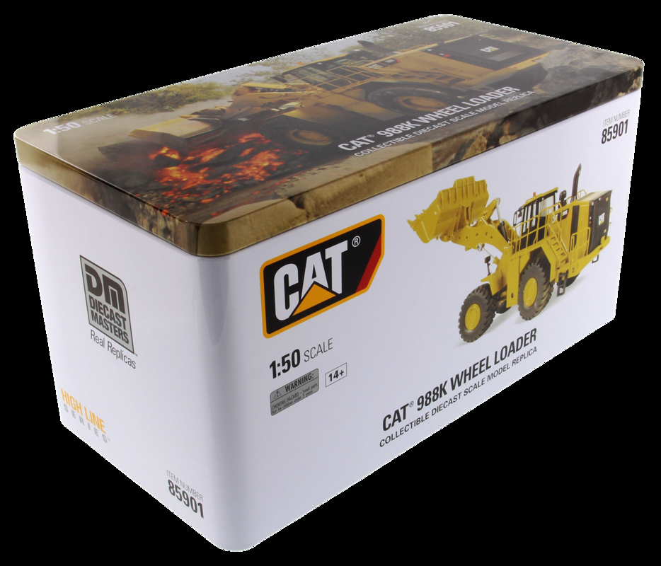 Diecast Masters 1:50 Scale CAT 988K Wheel Loader Die-cast Engineering Model 85901 Toy