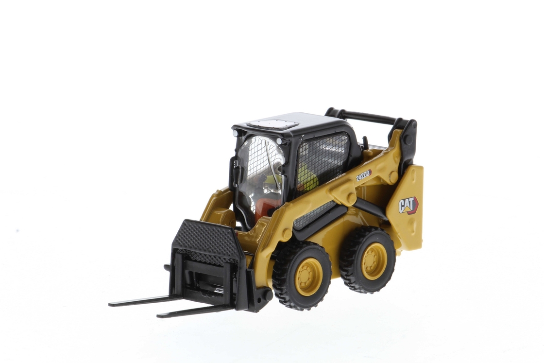 DM 1:50 CAT 242D3 Compact Wheel Loader Diecast Alloy Model 85676 Collectible Toy