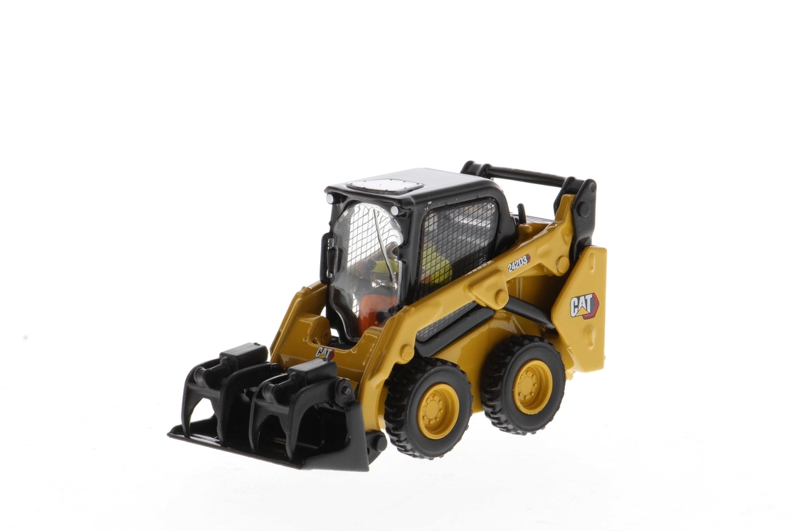 DM 1:50 CAT 242D3 Compact Wheel Loader Diecast Alloy Model 85676 Collectible Toy