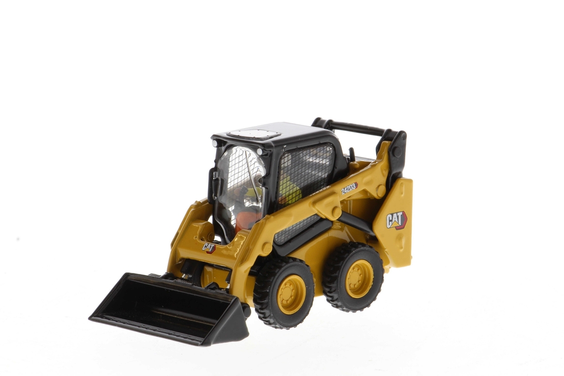DM 1:50 CAT 242D3 Compact Wheel Loader Diecast Alloy Model 85676 Collectible Toy