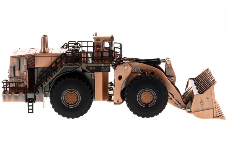 Diecast Masters 994K Wheel Loader Copper Alloy Engineering Vehicle 1:125 Scale Model 85672
