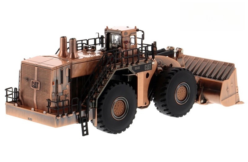 Diecast Masters 994K Wheel Loader Copper Alloy Engineering Vehicle 1:125 Scale Model 85672