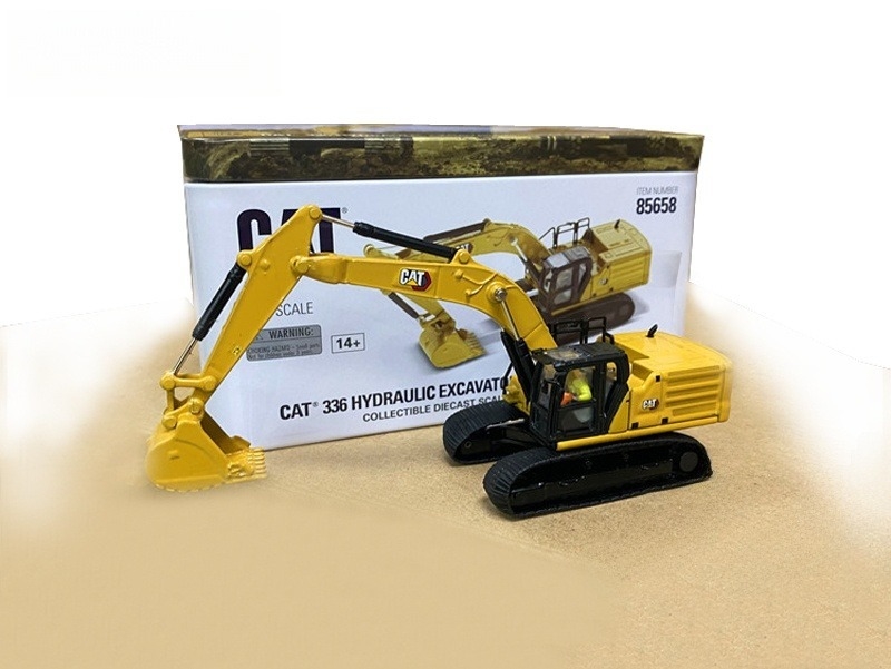Diecast Masters Intelligent Excavator CAT 336 1:87 Scale Engineering Vehicle Model 85658
