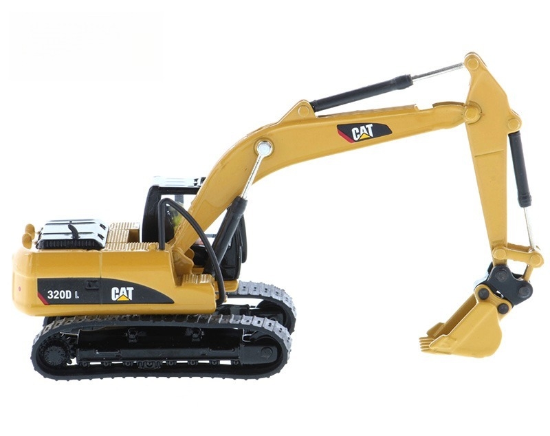 DM85652 Cat 320D L Hydraulic Excavator Attachment Model 1:87 Scale Diecast Toy