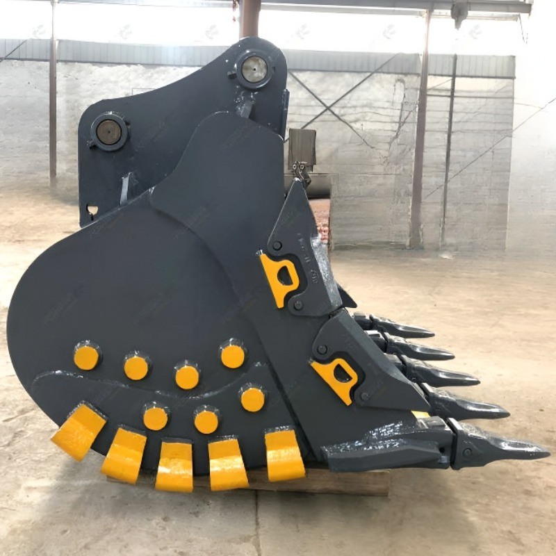 Customized 30 Ton Excavator Backhoe Skeleton Riddle Rib Bucket Heavy Duty Sorting