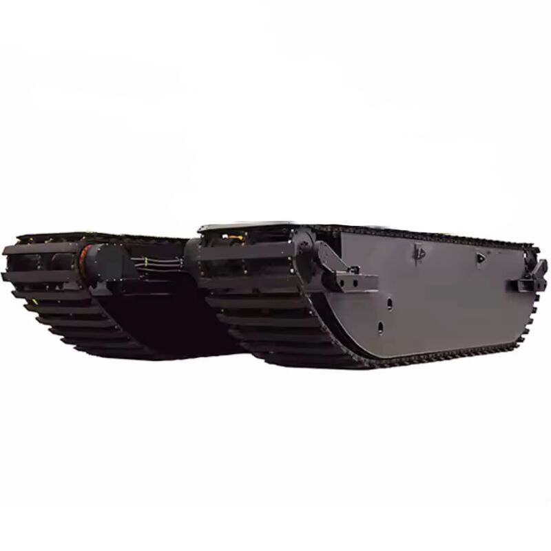 Custom Amphibious Excavator Track Pontoon for Swamp Wetland Marshland Undercarriage Various Models Supplier