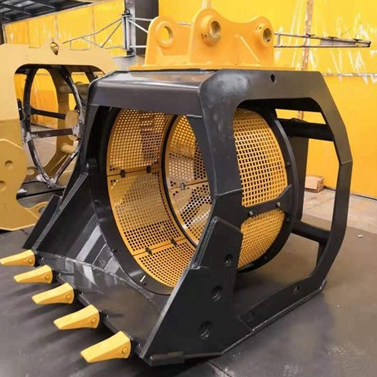 Customizable Rotary Screen Bucket Construction Hydraulic Excavator ...
